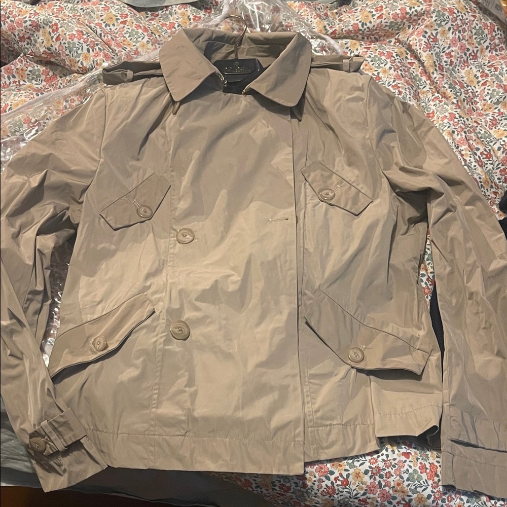 Men's Tan Military Field Jacket